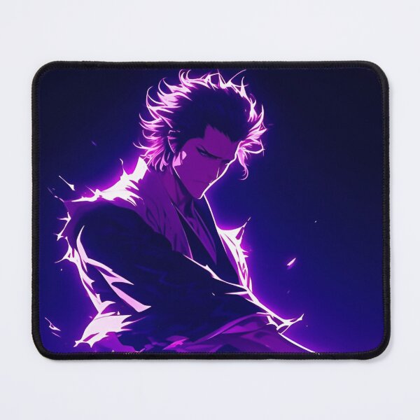 Item preview, Aizen - Violet Blade Samurai | Anime-Inspired Warrior with Purple Energy designed and sold by Dyan4.