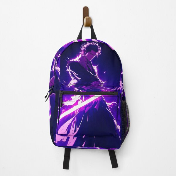 Item preview, Aizen - Violet Blade Samurai | Anime-Inspired Warrior with Purple Energy designed and sold by Dyan4.