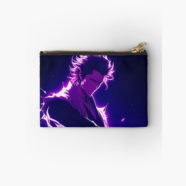 Item preview, Aizen - Violet Blade Samurai | Anime-Inspired Warrior with Purple Energy designed and sold by Dyan4.