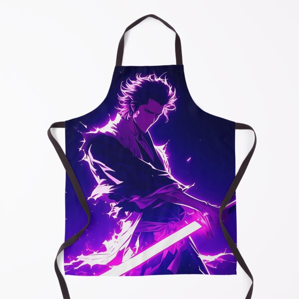 Item preview, Aizen - Violet Blade Samurai | Anime-Inspired Warrior with Purple Energy designed and sold by Dyan4.