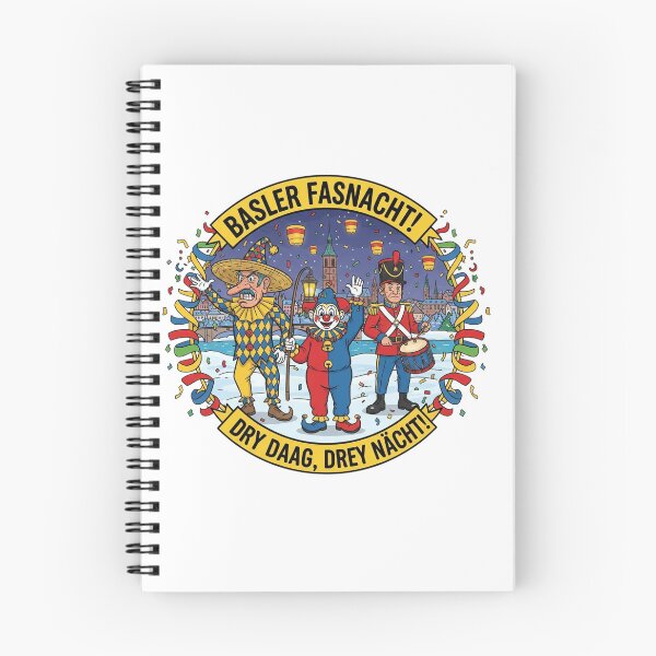 Item preview, Basler Fasnacht T-Shirt | Drey Daag Drey Nächt Carnival Design | Swiss Festival Costume Shirt & Sticker designed and sold by Sushikidsntod.
