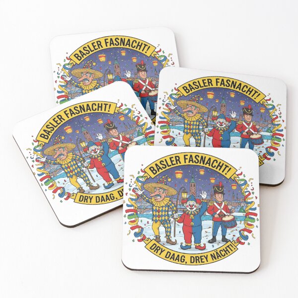 Item preview, Basler Fasnacht T-Shirt | Drey Daag Drey Nächt Carnival Design | Swiss Festival Costume Shirt & Sticker designed and sold by Sushikidsntod.