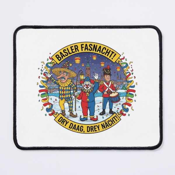 Item preview, Basler Fasnacht T-Shirt | Drey Daag Drey Nächt Carnival Design | Swiss Festival Costume Shirt & Sticker designed and sold by Sushikidsntoddlers.
