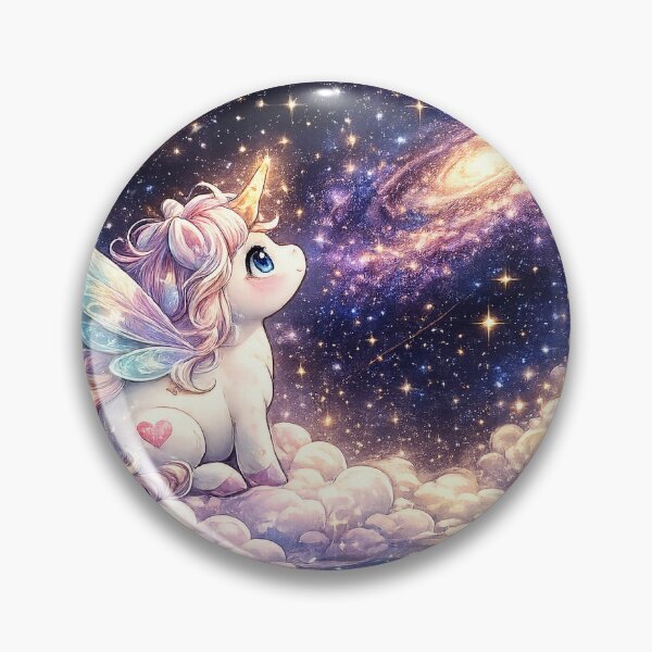 Item preview, Unicorn Gazing at a Distant Galaxy designed and sold by SpicyWind.