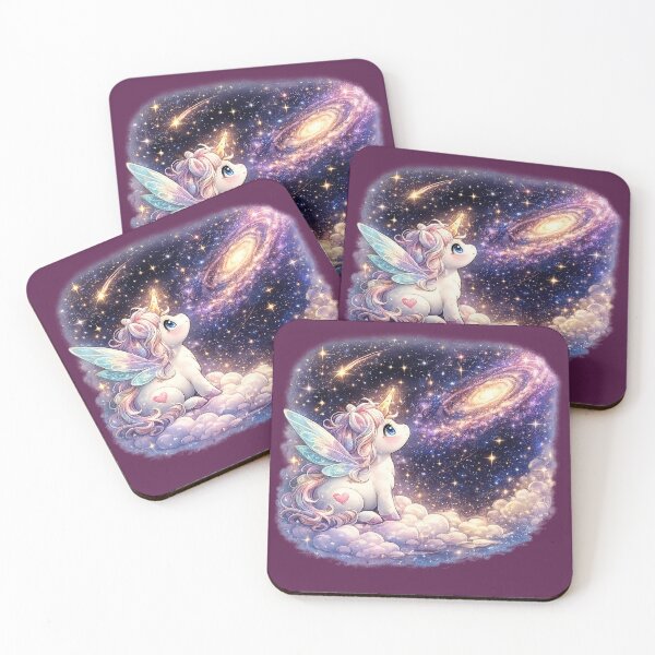 Item preview, Unicorn Gazing at a Distant Galaxy designed and sold by SpicyWind.