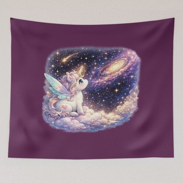 Item preview, Unicorn Gazing at a Distant Galaxy designed and sold by SpicyWind.