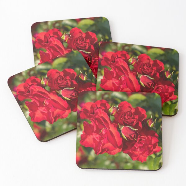 Item preview, Vibrant Red Roses in Bloom designed and sold by Georgia Mizuleva.