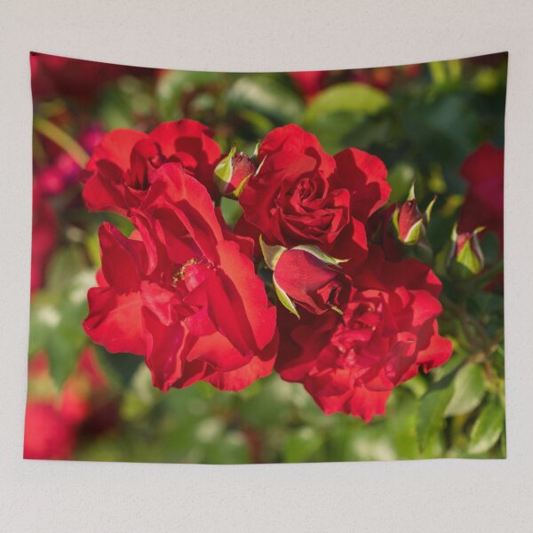 Item preview, Vibrant Red Roses in Bloom designed and sold by Georgia Mizuleva.