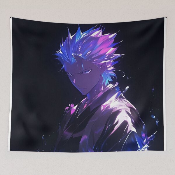 Item preview, Hitsugaya Toshiro - Neon Shadow Samurai designed and sold by Dyan4.