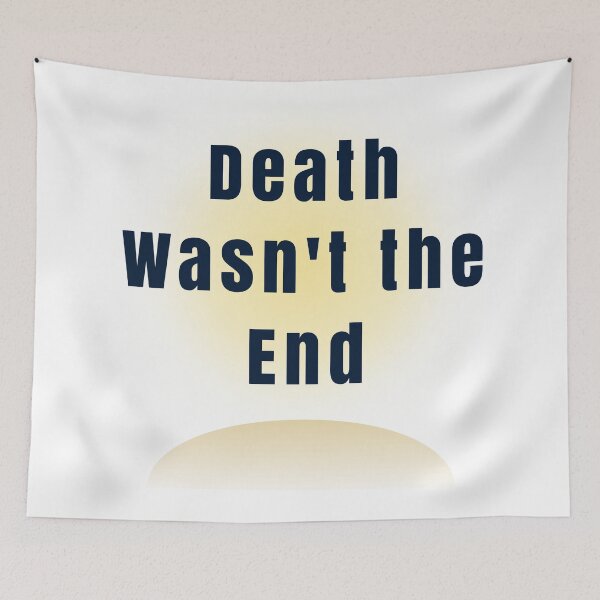 Item preview, Death Wasn't the End Christian Easter Sunrise Typography designed and sold by FunFitLife Studio.