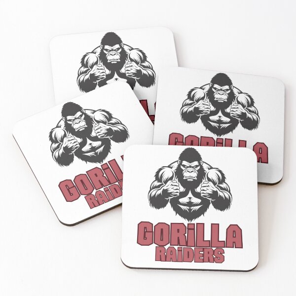 Item preview, Gorilla Raiders Strong Bodybuilder Mascot designed and sold by CsluckDesigns.