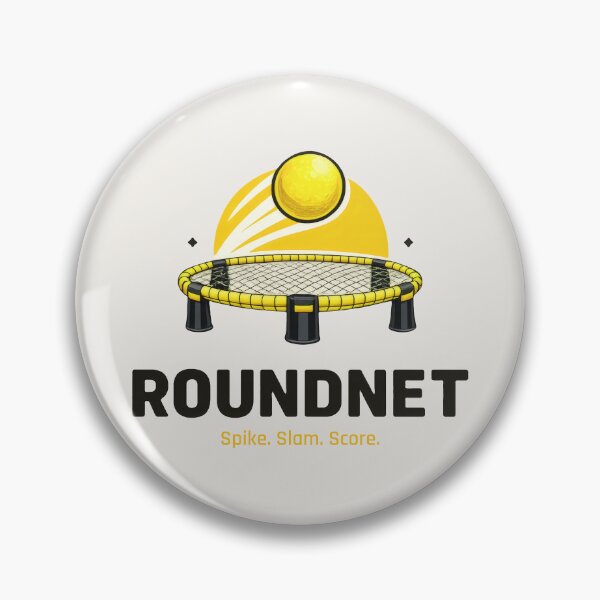 Item preview, Roundnet Ball & Net Minimal Icon – Spike Slam Score Design designed and sold by Ombrya.