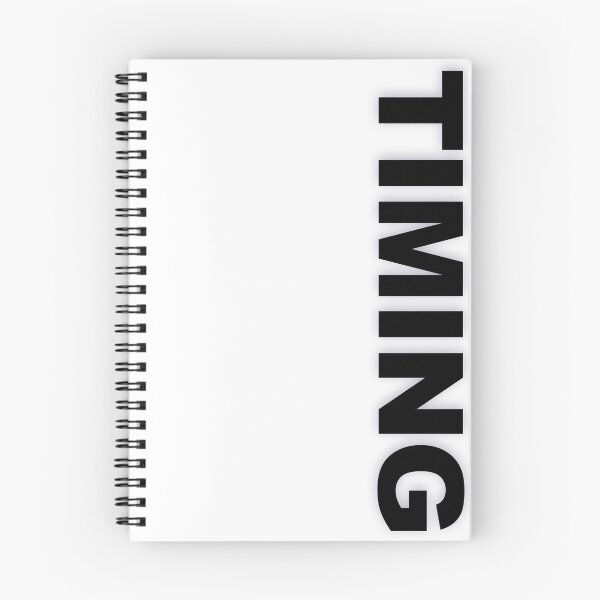Item preview, TIMING — Black Minimal Bold Type Statement designed and sold by WORDPAUSE.