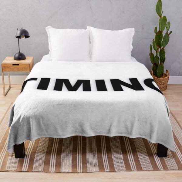 Item preview, TIMING — Black Minimal Bold Type Statement designed and sold by WORDPAUSE.