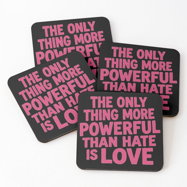 Item preview,  the Only Thing More Powerful Than Hate is love, resist and persist,anti fascism designed and sold by Meryem Mamouni.