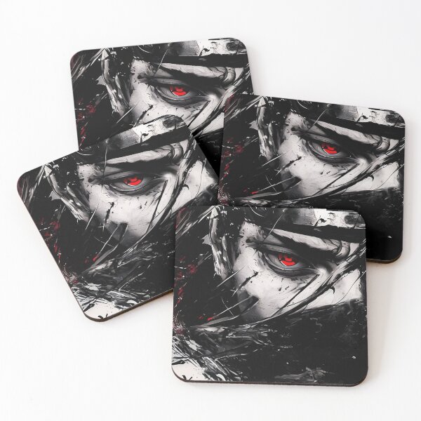 Item preview, Kakashi Hatake - Crimson Eye Shinobi – Dark Anime Ninja with Blood Red Gaze designed and sold by Dyan4.