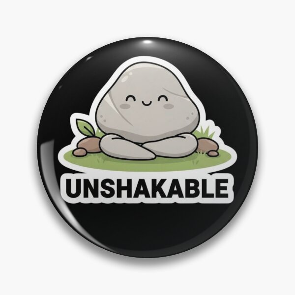 Item preview, Unshakable Mindset Cute Rock Design | Calm Strength Motivation Quote designed and sold by SV-Creation.