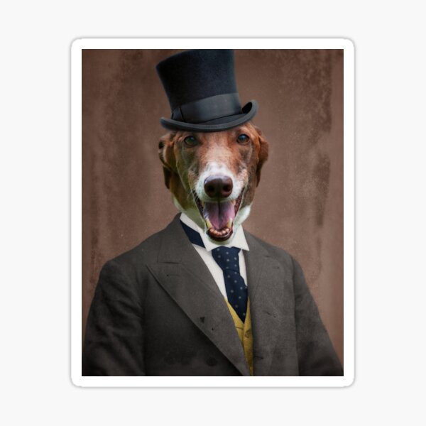 Vista previa del artículo con la obra «Arte de galgos - Ben feliz», diseñado y vendido por thelonelypixel.