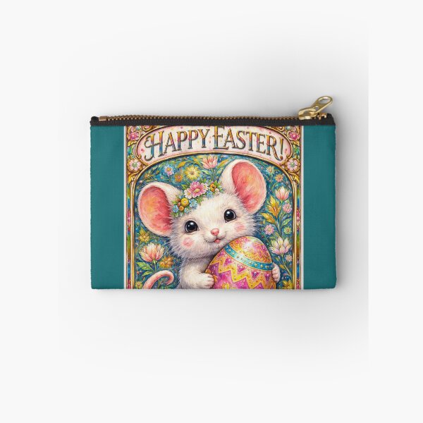 Item preview, Happy Easter Mouse With Egg designed and sold by VFWChuck.