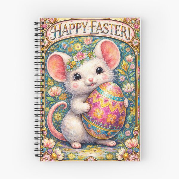 Artikelvorschau, Frohe Ostern, Maus mit Ei entworfen und verkauft von VFWChuck.