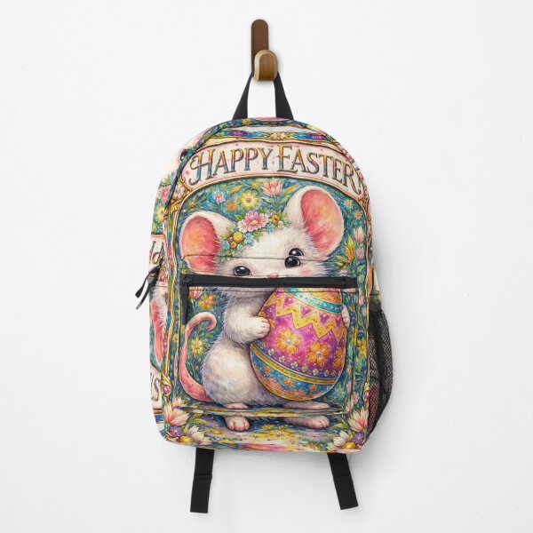 Item preview, Happy Easter Mouse With Egg designed and sold by VFWChuck.