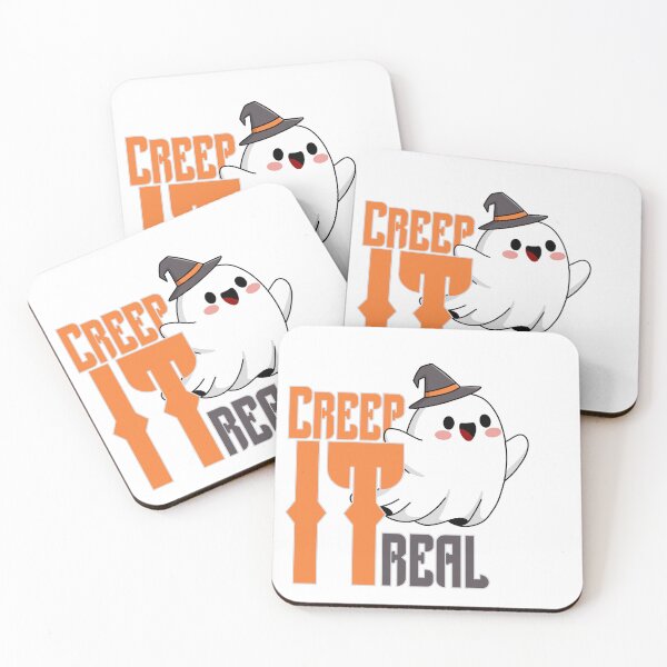 Item preview, Creep It Real Funny Ghost designed and sold by Ananda-Apparel.