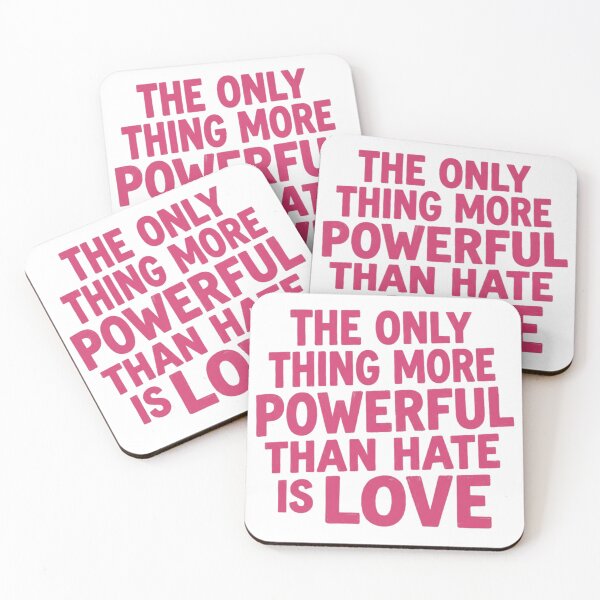 Item preview,  the Only Thing More Powerful Than Hate is love, resist and persist,anti fascism designed and sold by Meryem Mamouni.
