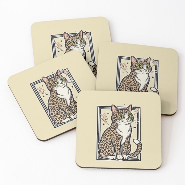 Item preview, Leopard Print Cat Savannah Bengal Feline Lover designed and sold by Bouufarte.