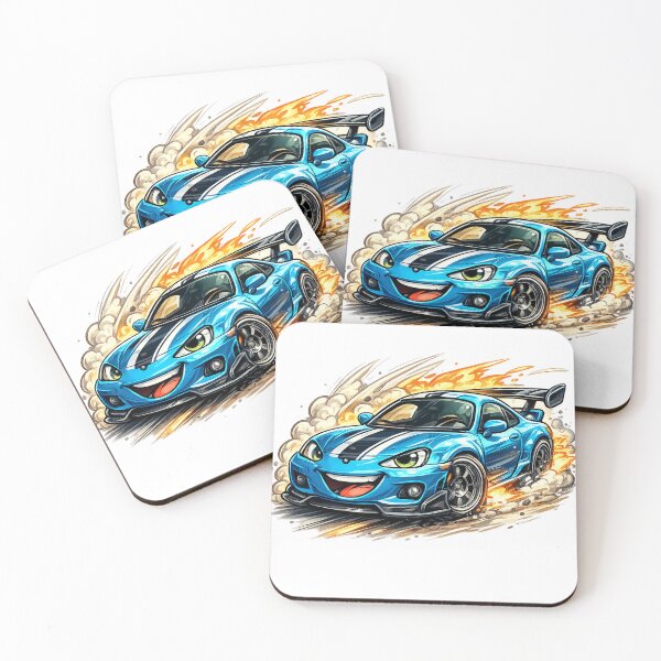 Item preview, Smiling Sports Car in Motion designed and sold by SpicyWind.