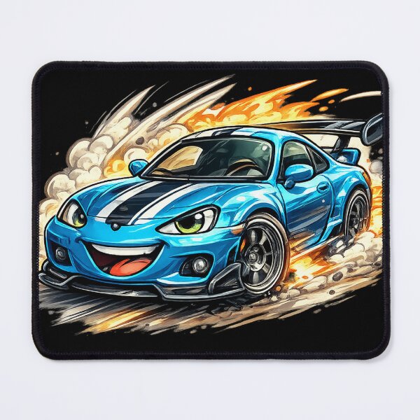 Item preview, Smiling Sports Car in Motion designed and sold by SpicyWind.