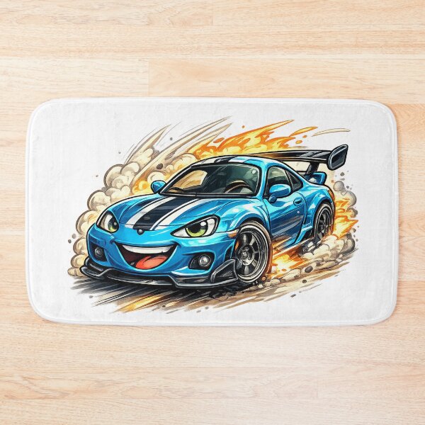 Item preview, Smiling Sports Car in Motion designed and sold by SpicyWind.