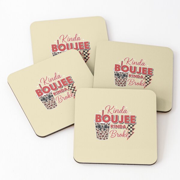 Item preview, Kinda Boujee Kinda Broke Funny Relatable Financial Humor Women designed and sold by Bouufarte.