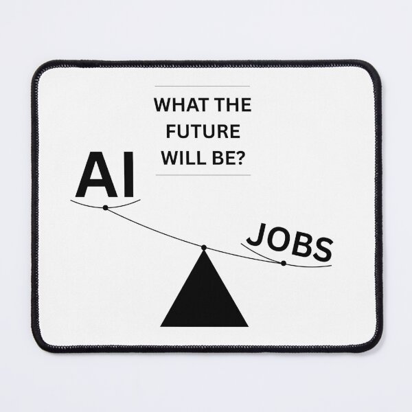 Item preview, AI taking JOBS designed and sold by Rell Design.
