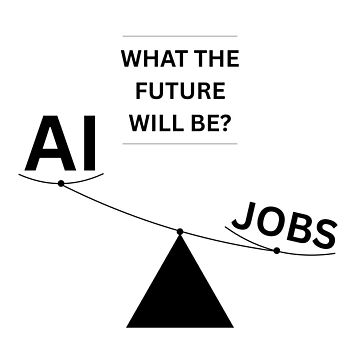 Artwork thumbnail, AI taking JOBS by Rell Design