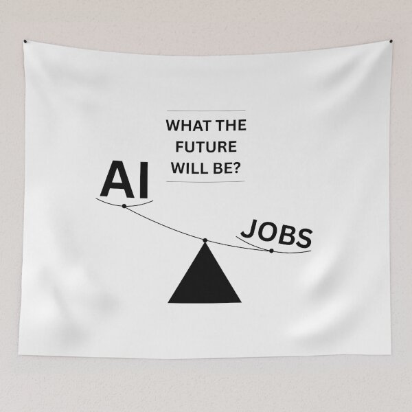 Item preview, AI taking JOBS designed and sold by Rell Design.