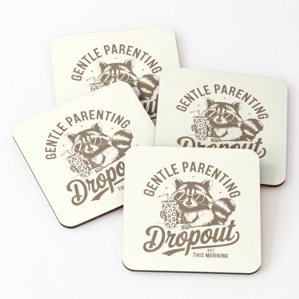 Item preview, gentle parenting dropout raccoon designed and sold by NookMerch97 .