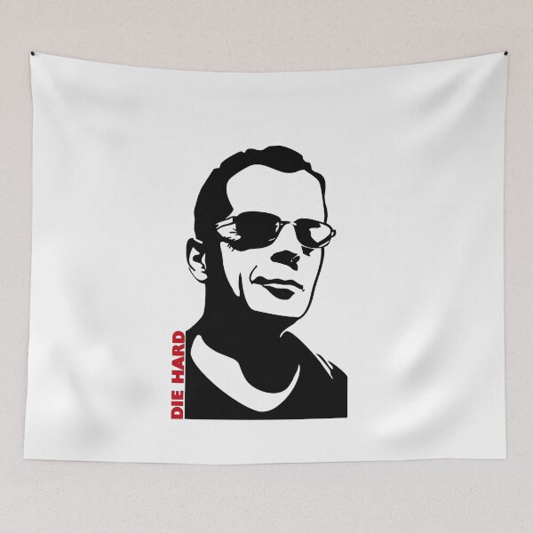 Item preview, John McClane Portrait - Die Hard Action Hero Minimalist Art designed and sold by Midnight Nebula.