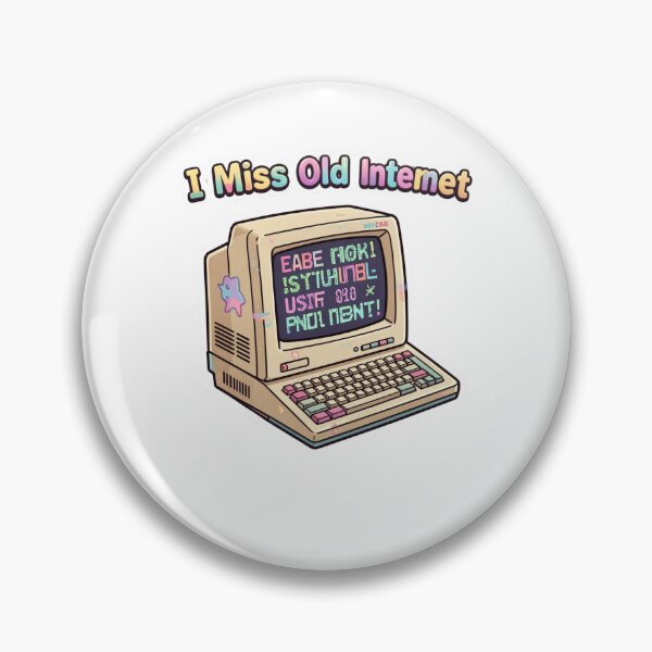Item preview, I Miss the Old Internet – Retro Tech designed and sold by  Bold Border Studio..