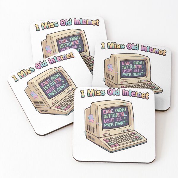 Item preview, I Miss the Old Internet – Retro Tech designed and sold by  Bold Border Studio..