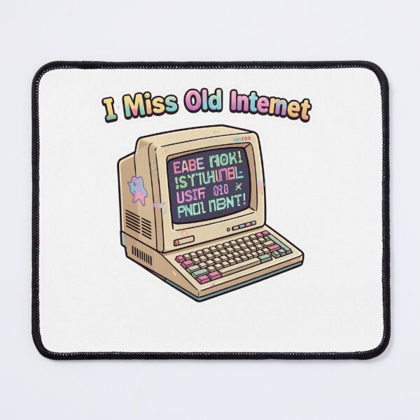 Item preview, I Miss the Old Internet – Retro Tech designed and sold by  Bold Border Studio..
