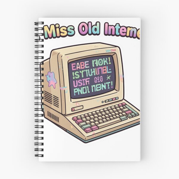 Item preview, I Miss the Old Internet – Retro Tech designed and sold by  Bold Border Studio..