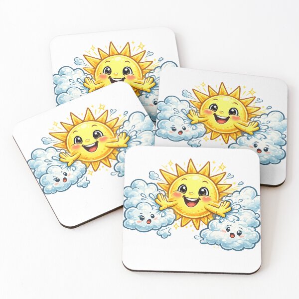Item preview, Cheerful Sun Chasing Away Clouds designed and sold by SpicyWind.