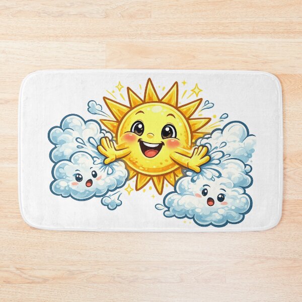 Item preview, Cheerful Sun Chasing Away Clouds designed and sold by SpicyWind.