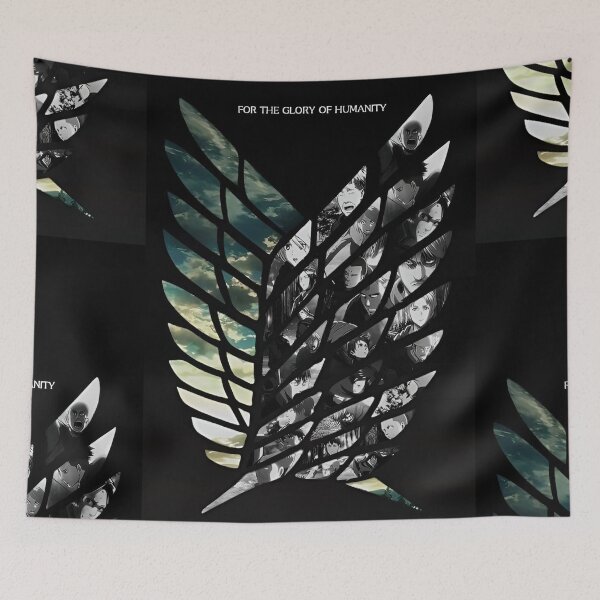 Item preview, For the Glory of Humanity – Freedom Wings Anime Inspired Design designed and sold by Dyan4.
