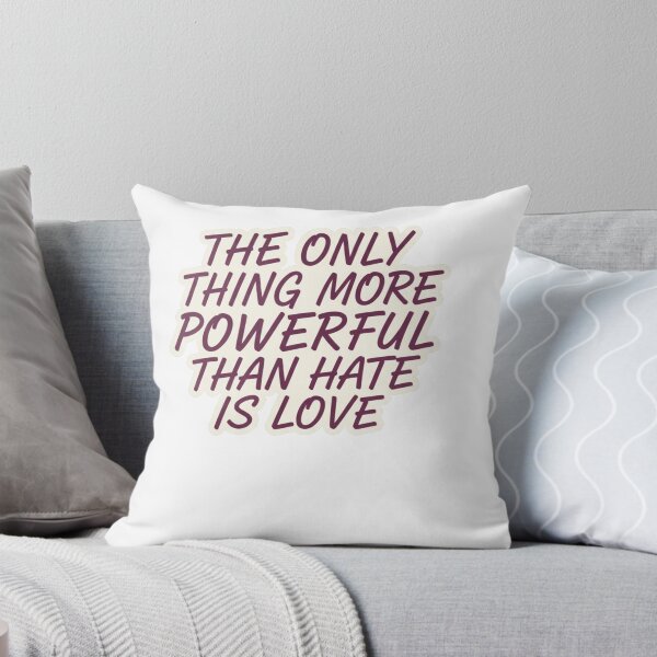 Item preview, the Only Thing More Powerful Than Hate is love, resist and persist,anti fascism designed and sold by Meryem Mamouni.