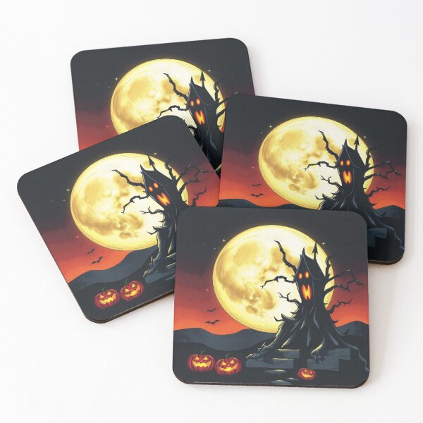 Item preview, Spooky House Under the Moon designed and sold by UnhingedBird.