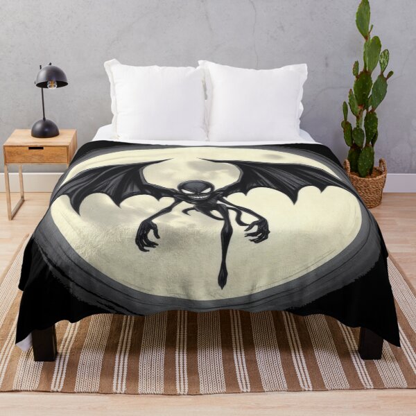 Item preview, Spooky Flying Creature Under the Moon designed and sold by UnhingedBird.