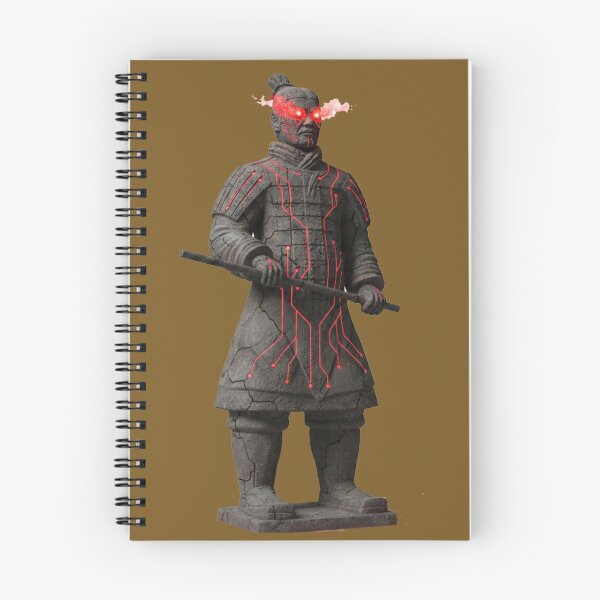 Item preview, Cyber Terracotta Warrior - Ancient China Future Fusion designed and sold by Ink Dynasty.