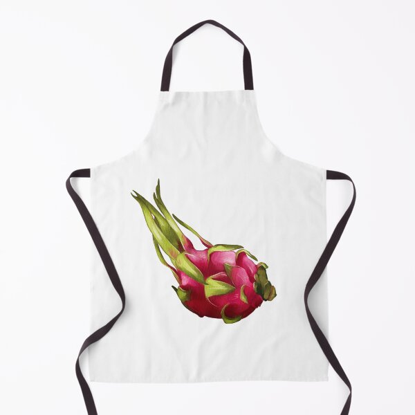 Item preview, Dragon fruit on a white background, showing the unique shape and color of the fruit, with green scales and pink skin, ready for consumption or display designed and sold by Ms. Iryna.