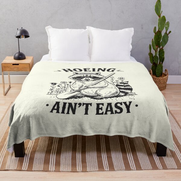 Item preview, Hoeing Ain’t Easy Gardening Pun designed and sold by nookmerch97.
